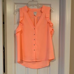 NWOT H&M Sleeveless Ruffle Top